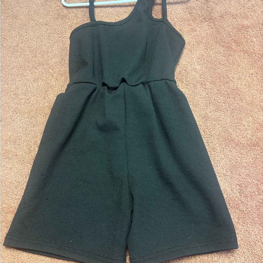 SHEIN girls one piece black romper size 5/6